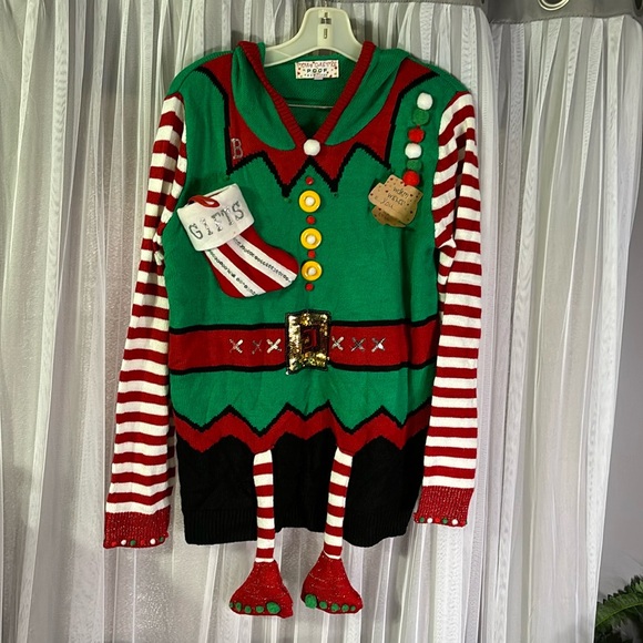 Poof! Sweaters - Very detailed Christmas sweater!